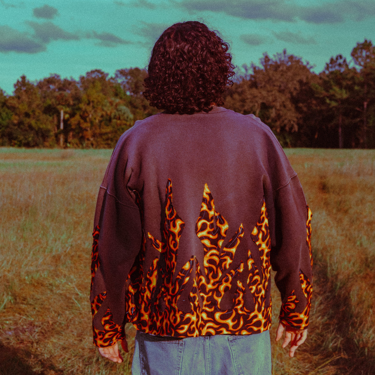 chevy sunfaded flame sweater
