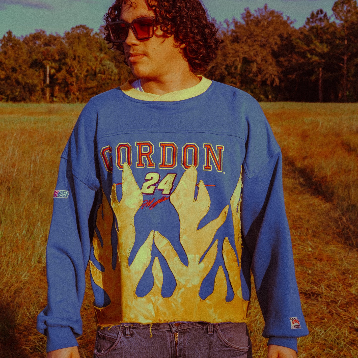 jeff gordon flame sweater