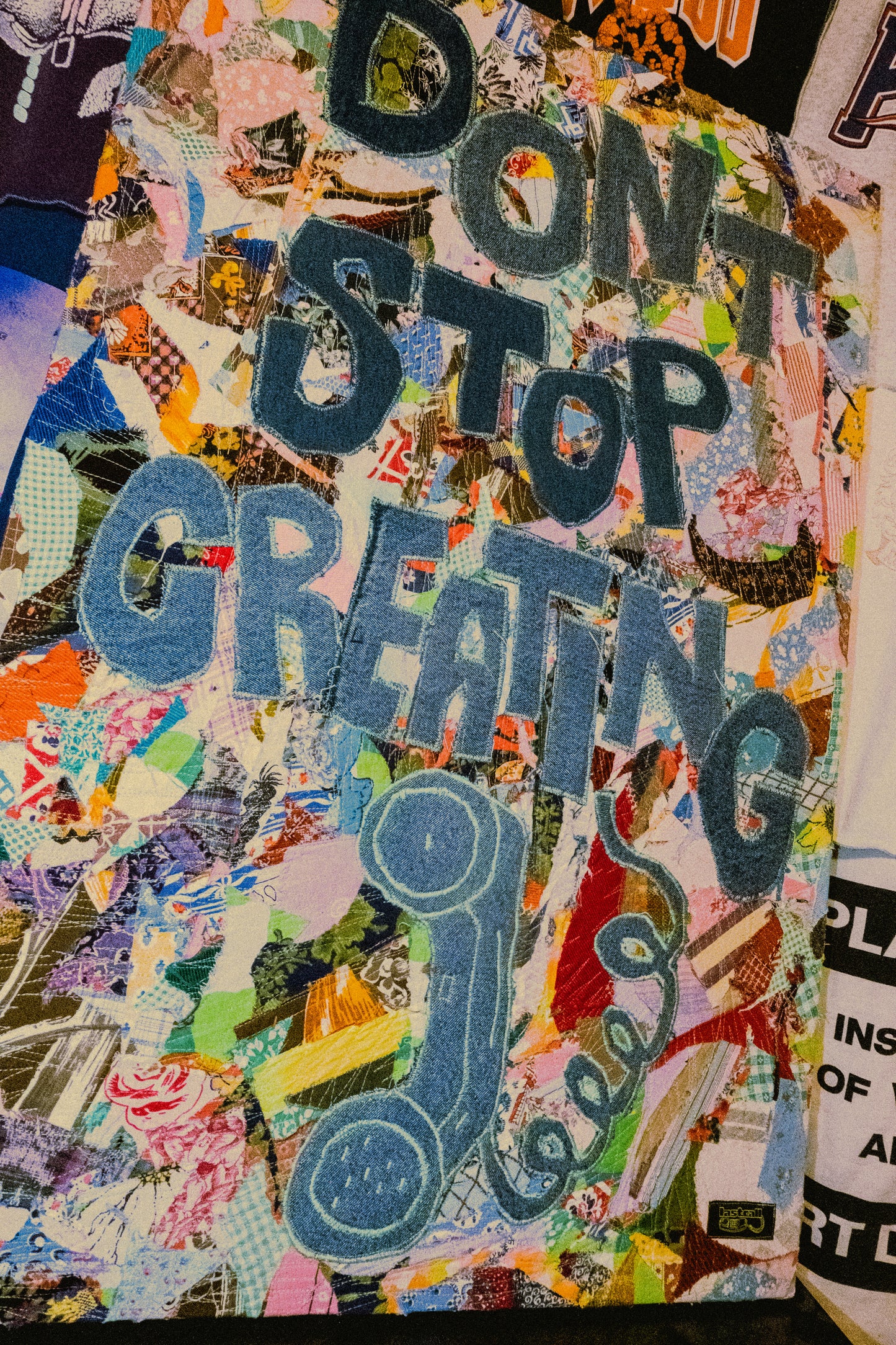 Don’t stop creating canvas