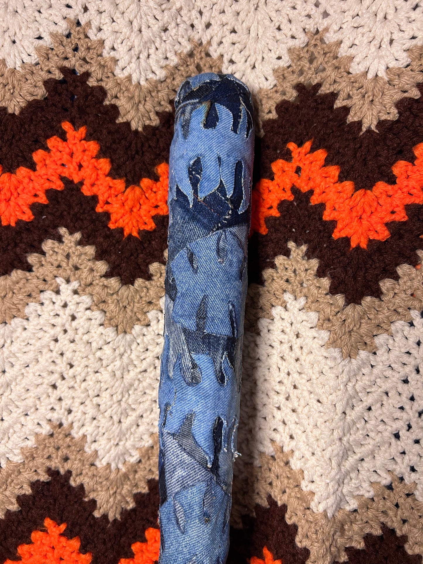NYC denim baseball bat