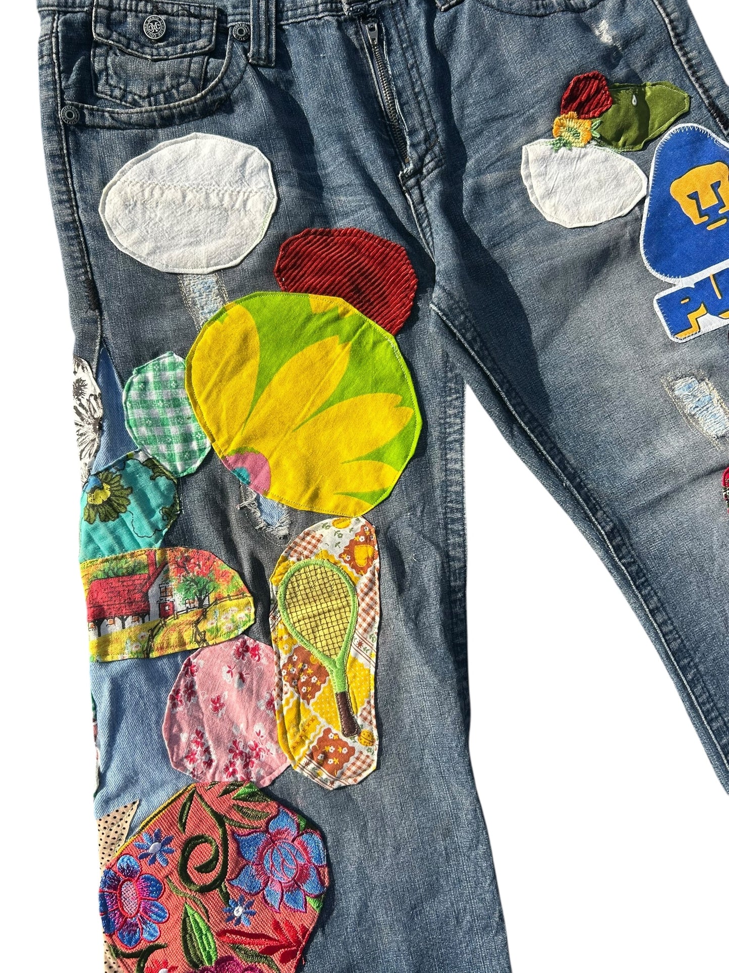 Xtreme couture denim flare jeans