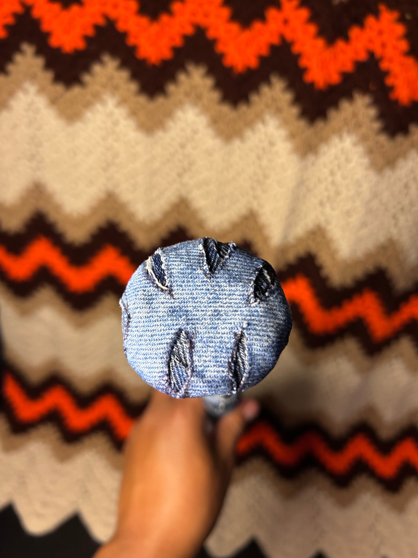 NYC denim baseball bat