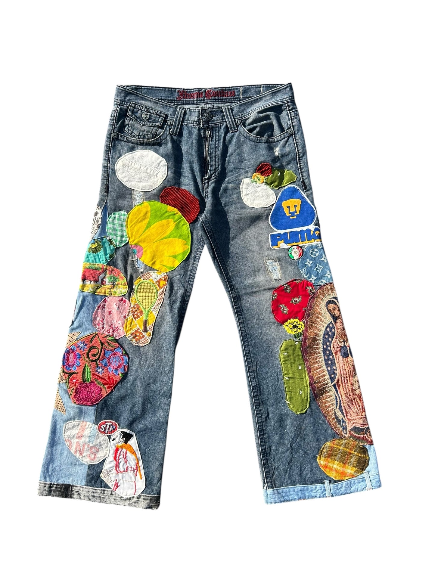 Xtreme couture denim flare jeans