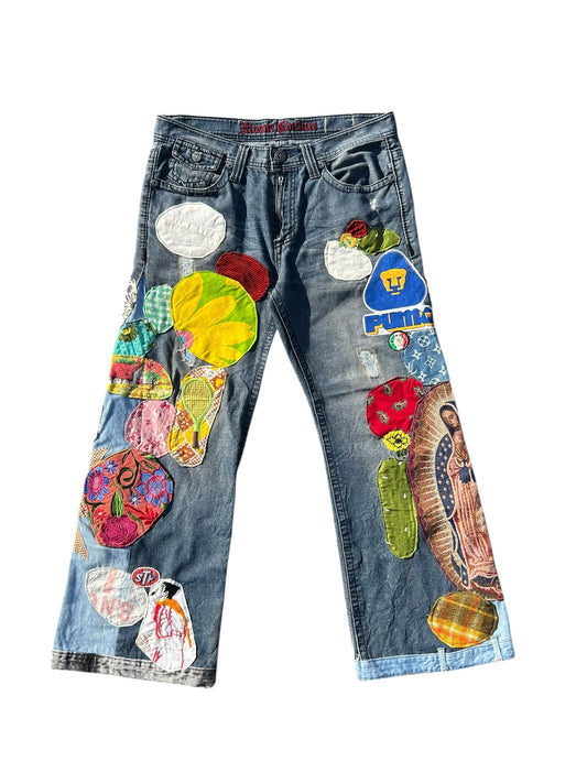 Xtreme couture denim flare jeans