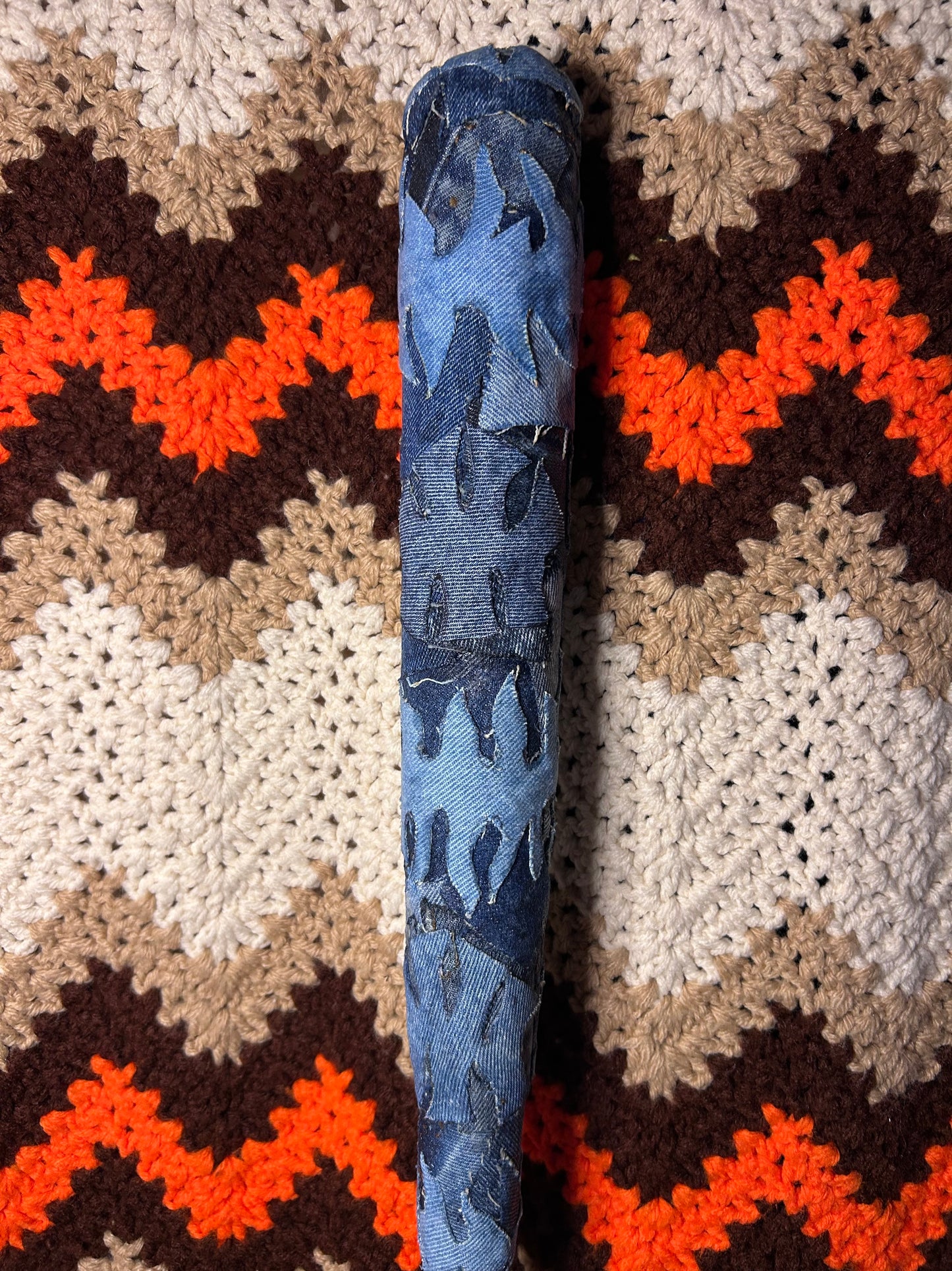 NYC denim baseball bat