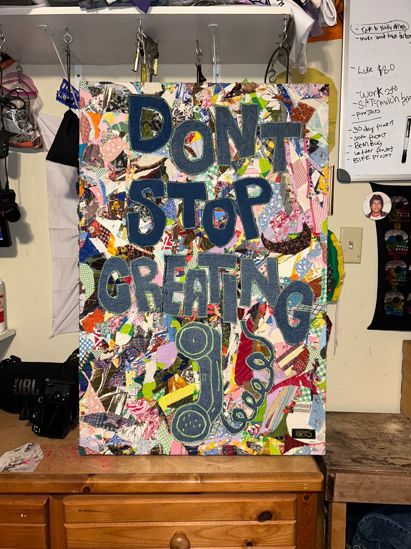 Don’t stop creating canvas