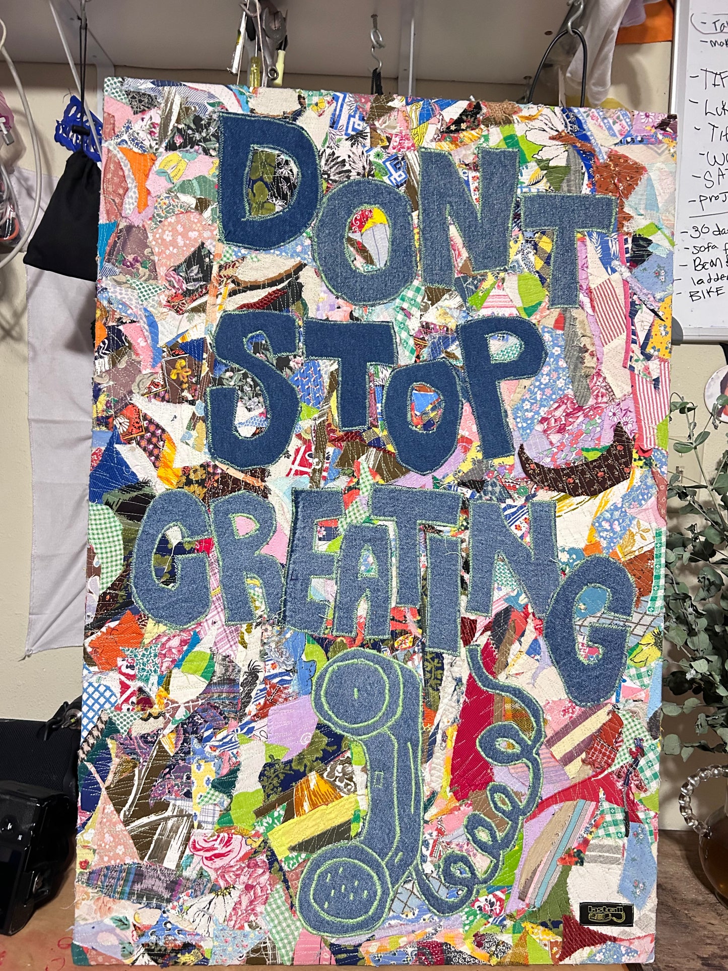 Don’t stop creating canvas