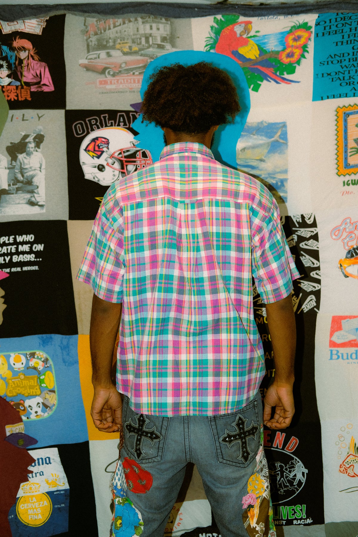 Virgin Mary button up 1