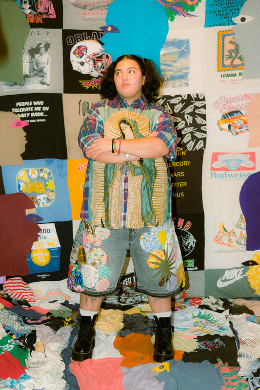 Virgin Mary button up 2