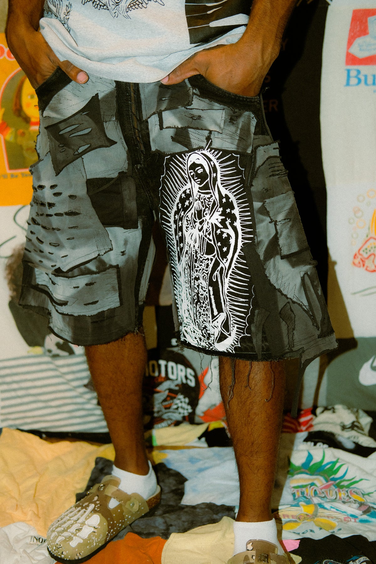 Virgin Mary shorts