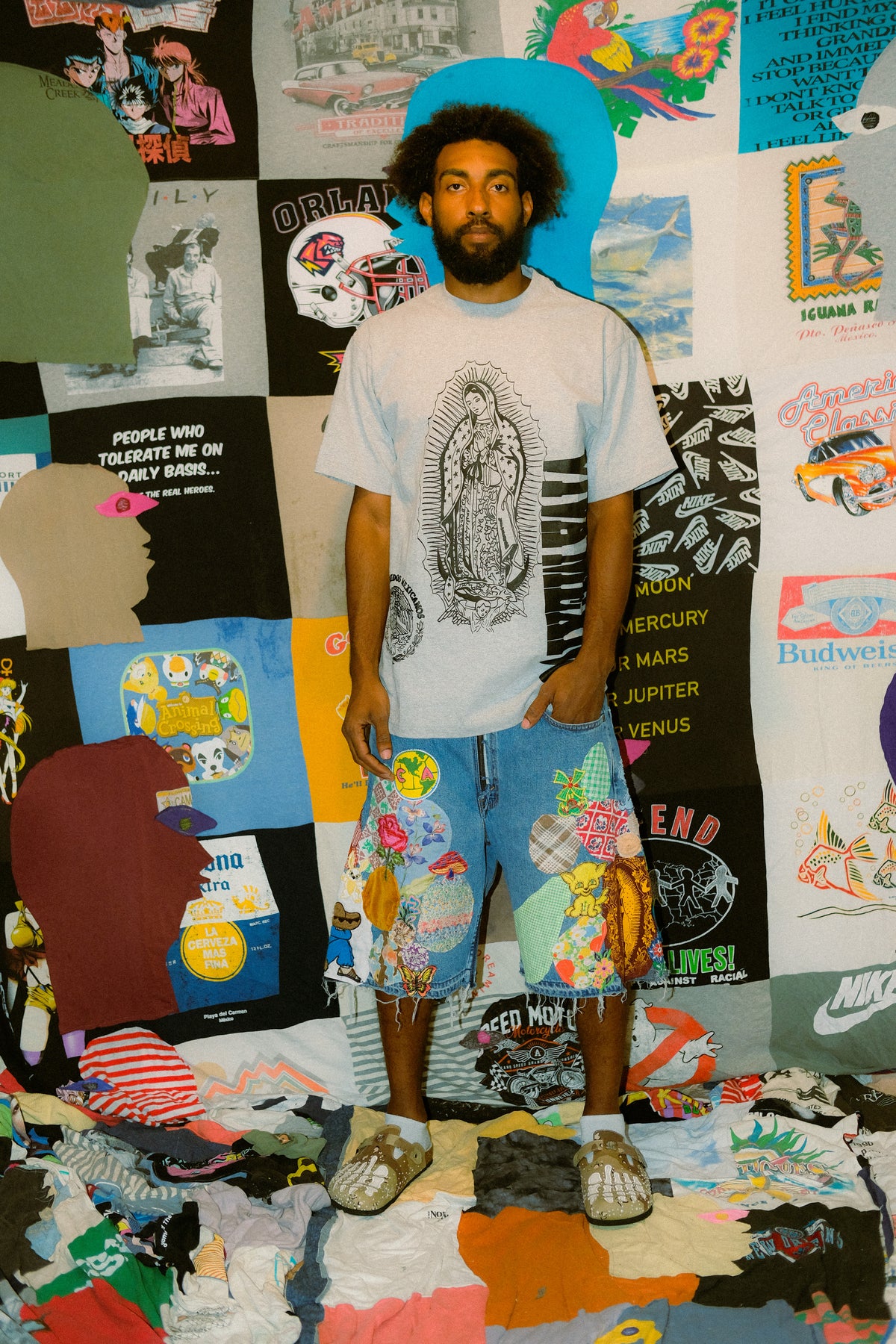 Patched up shorts 1