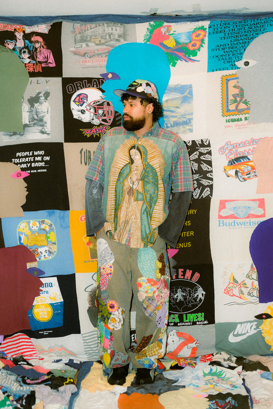 Virgin Mary button up 3