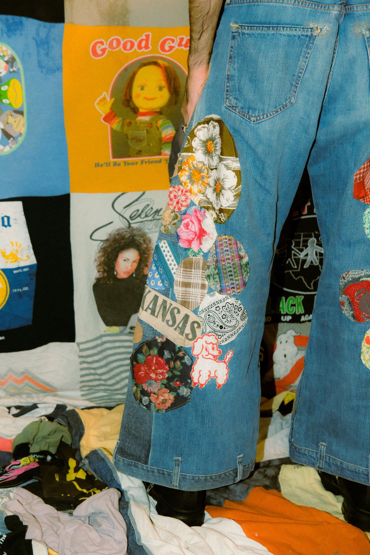 Patched up jeans 1