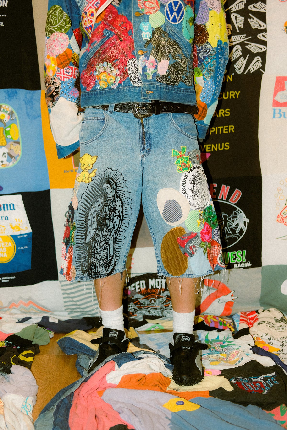 patched up shorts 5