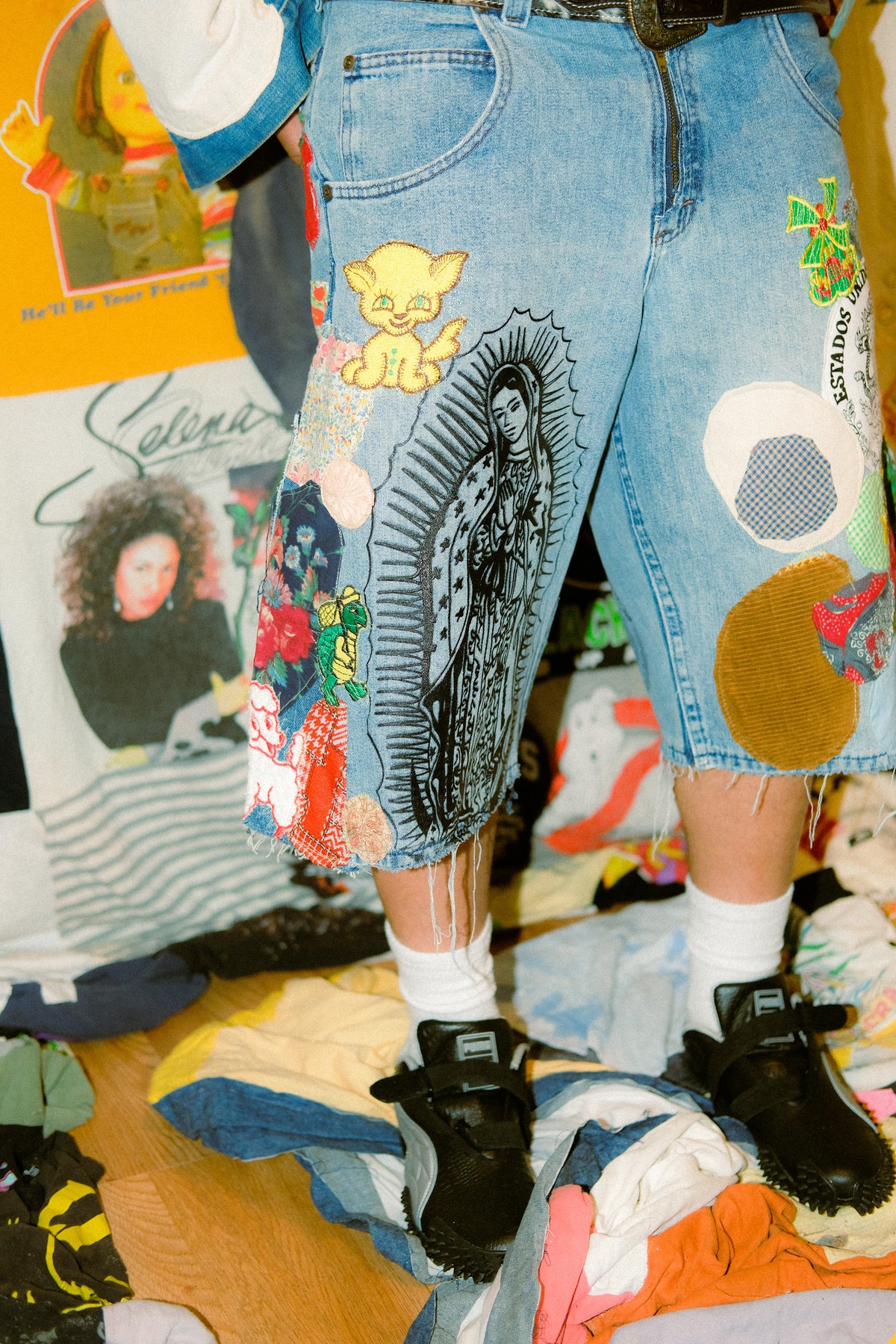 patched up shorts 5
