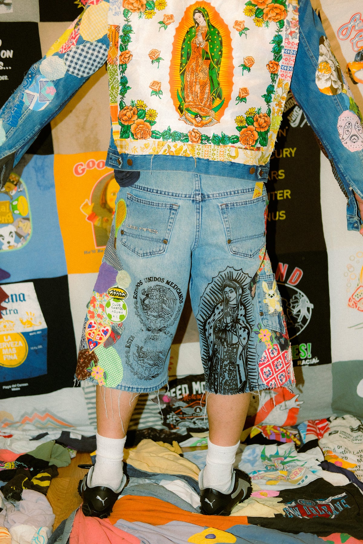 patched up shorts 5