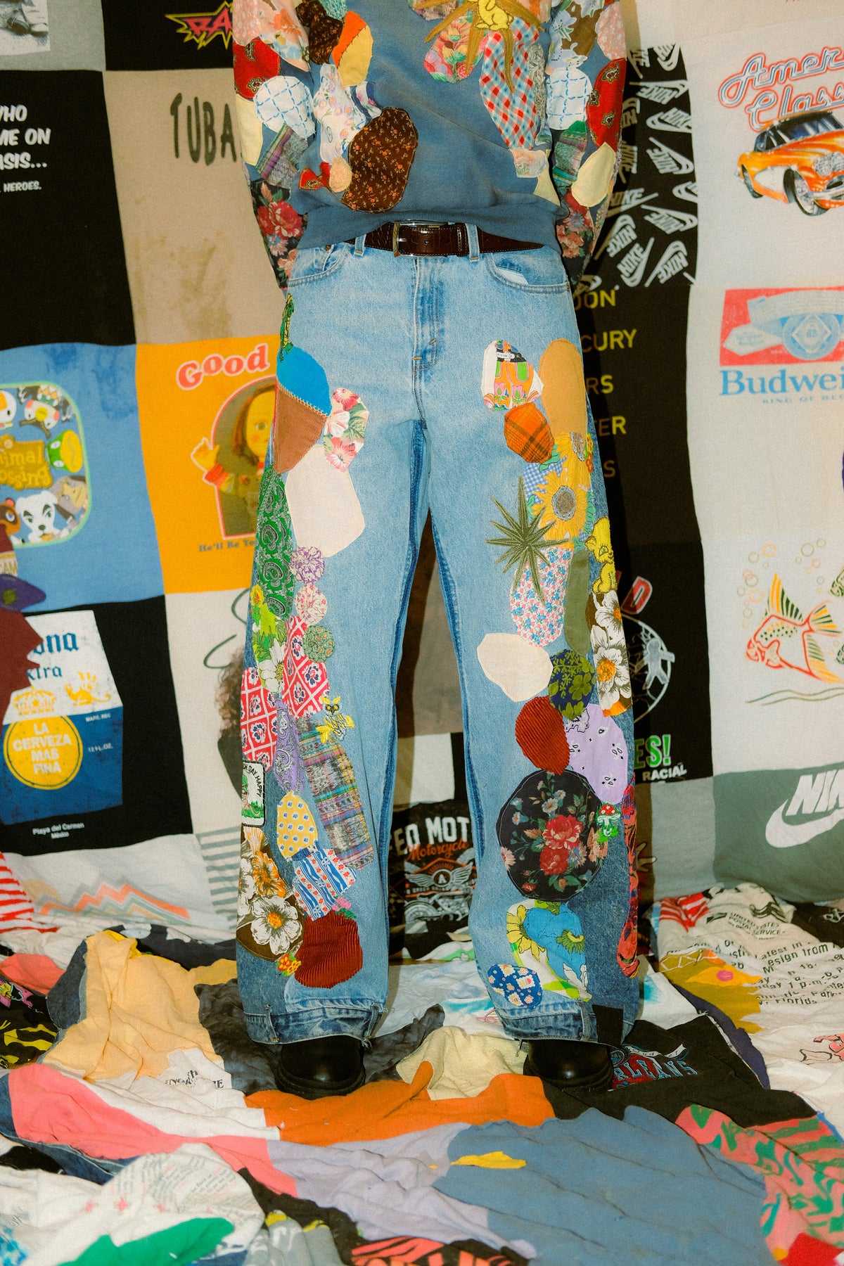 Patched up jeans 6