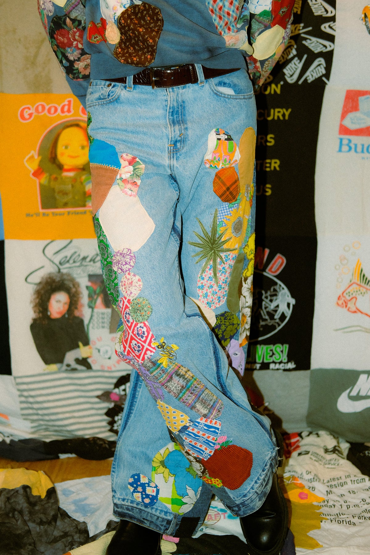 Patched up jeans 6
