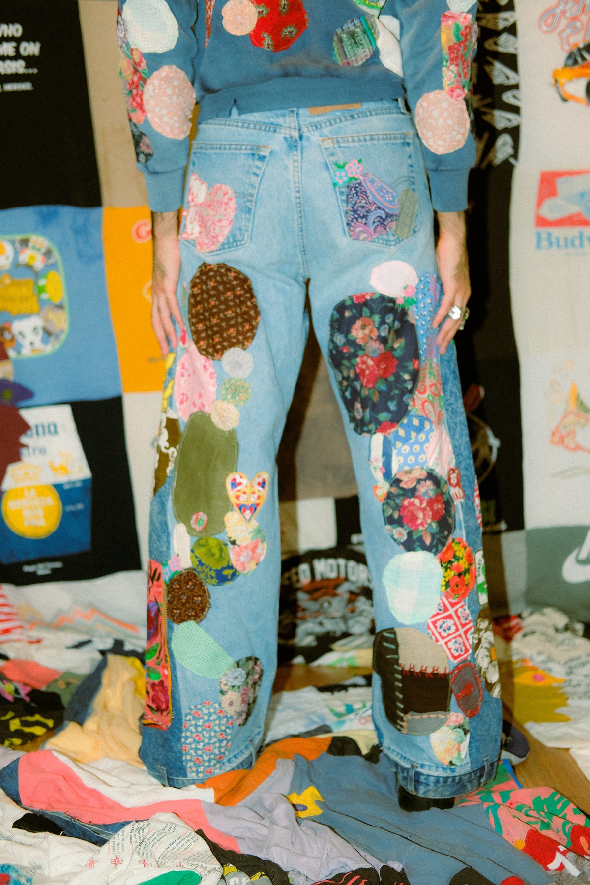 Patched up jeans 6