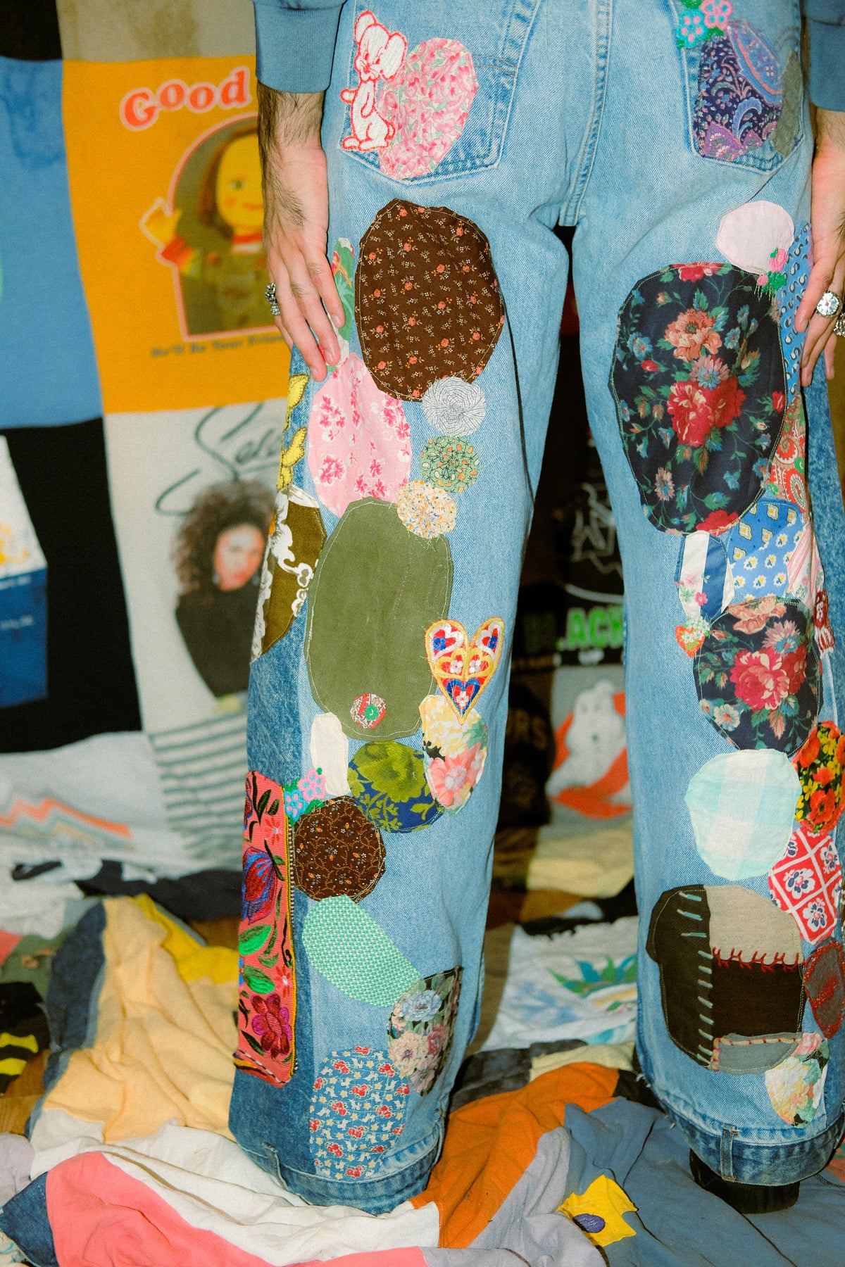 Patched up jeans 6