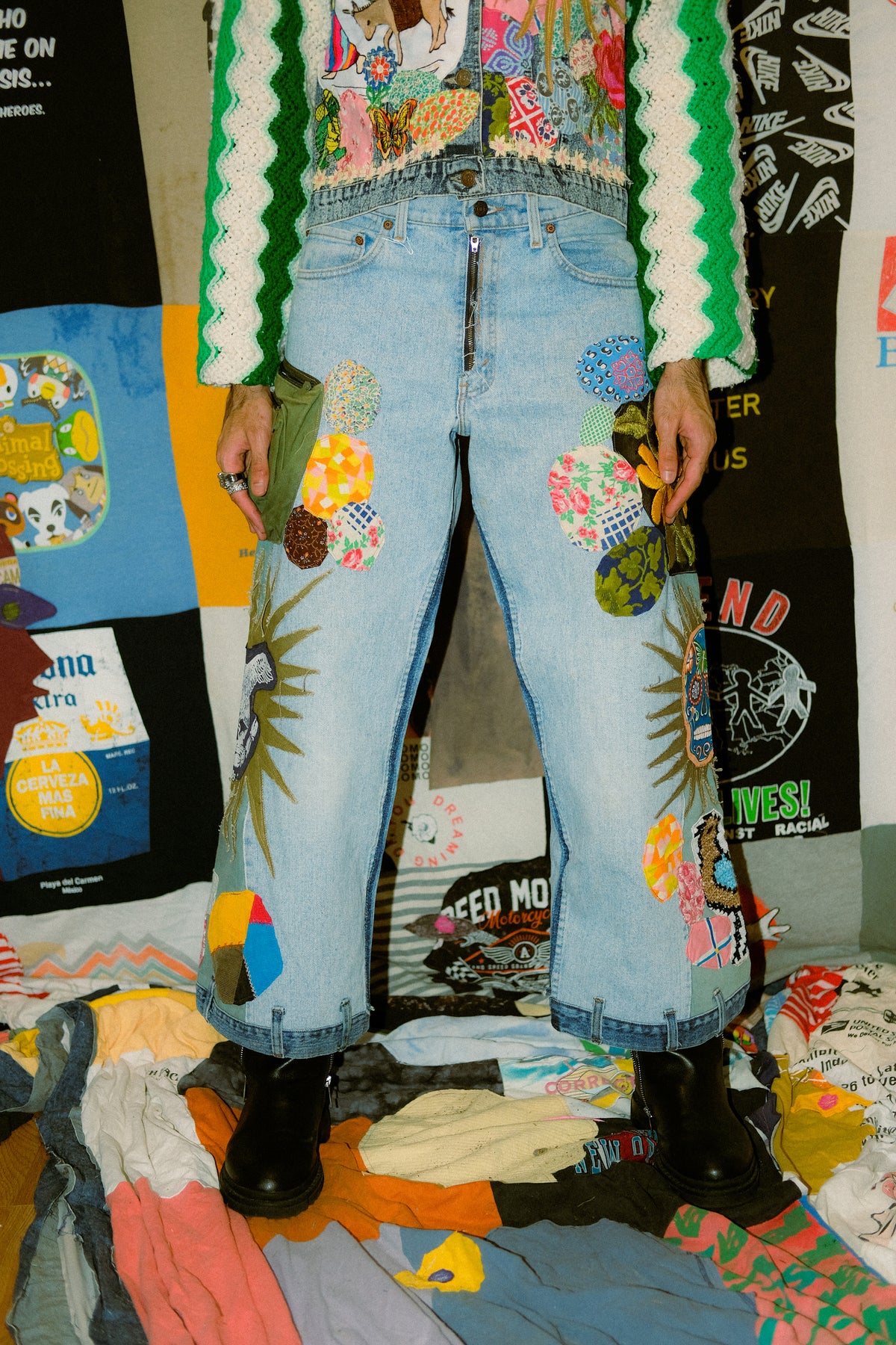 Patched up jeans 2