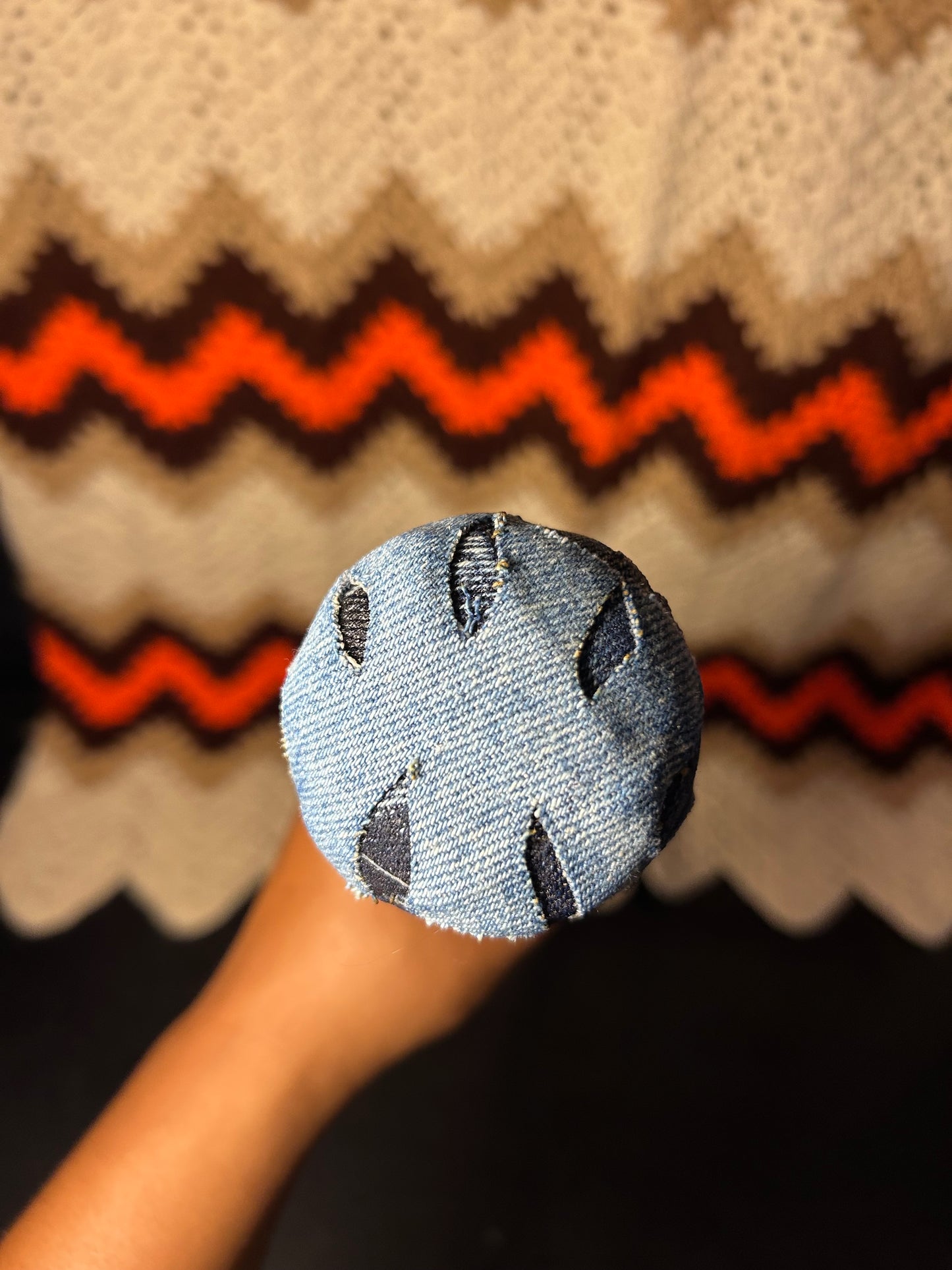 NYC denim baseball bat