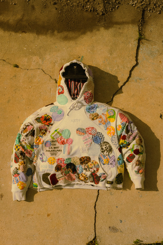 Patched up Kith hoodie