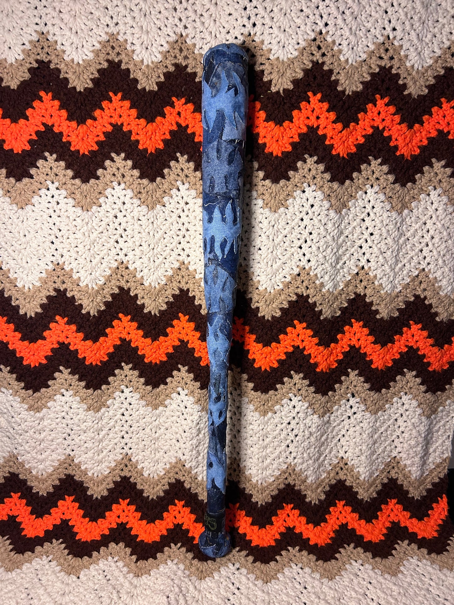 NYC denim baseball bat