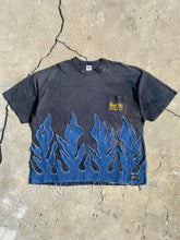 Load image into Gallery viewer, Boothill salon denim flame tee