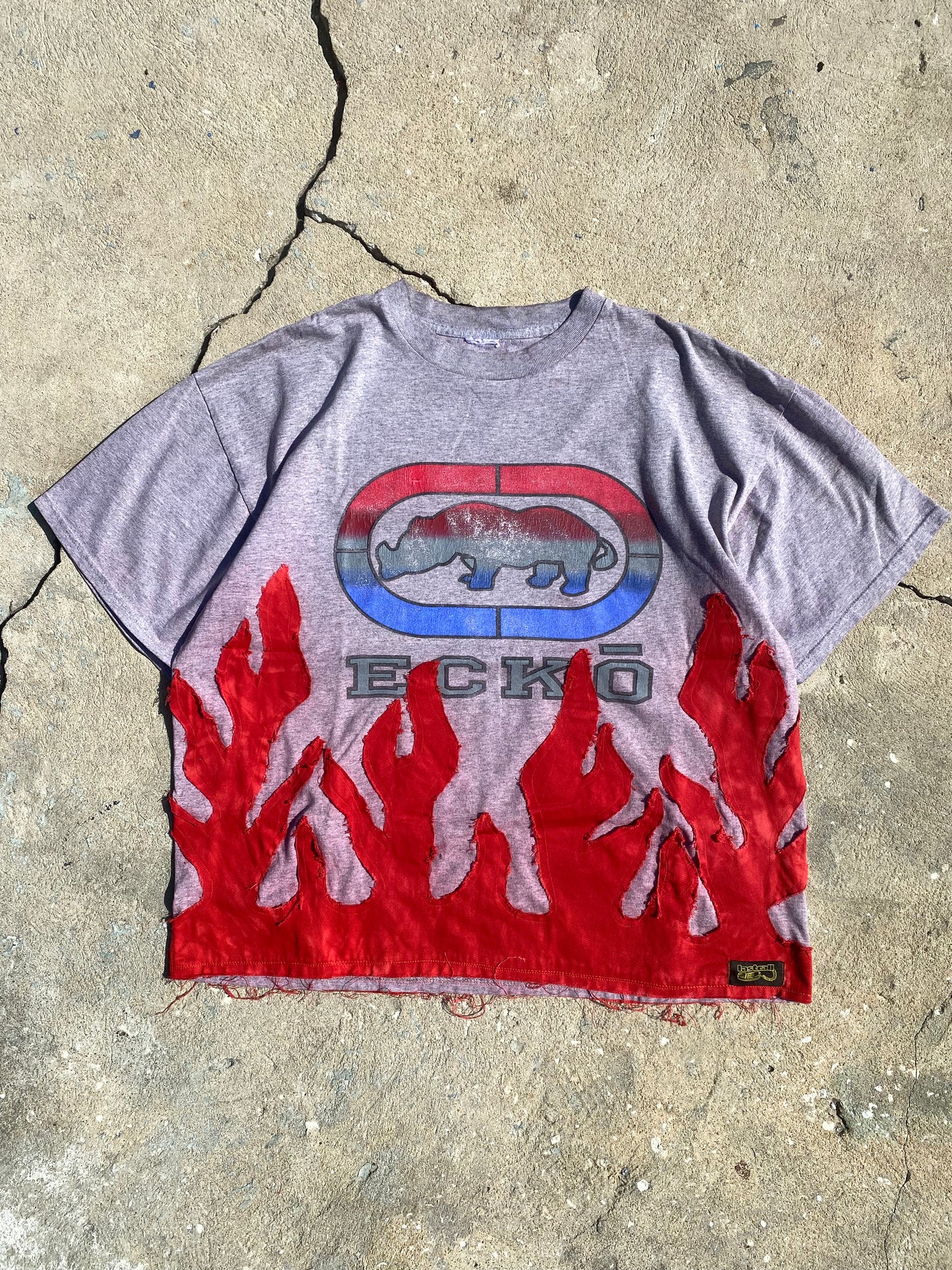 Y2k ecko flame tee