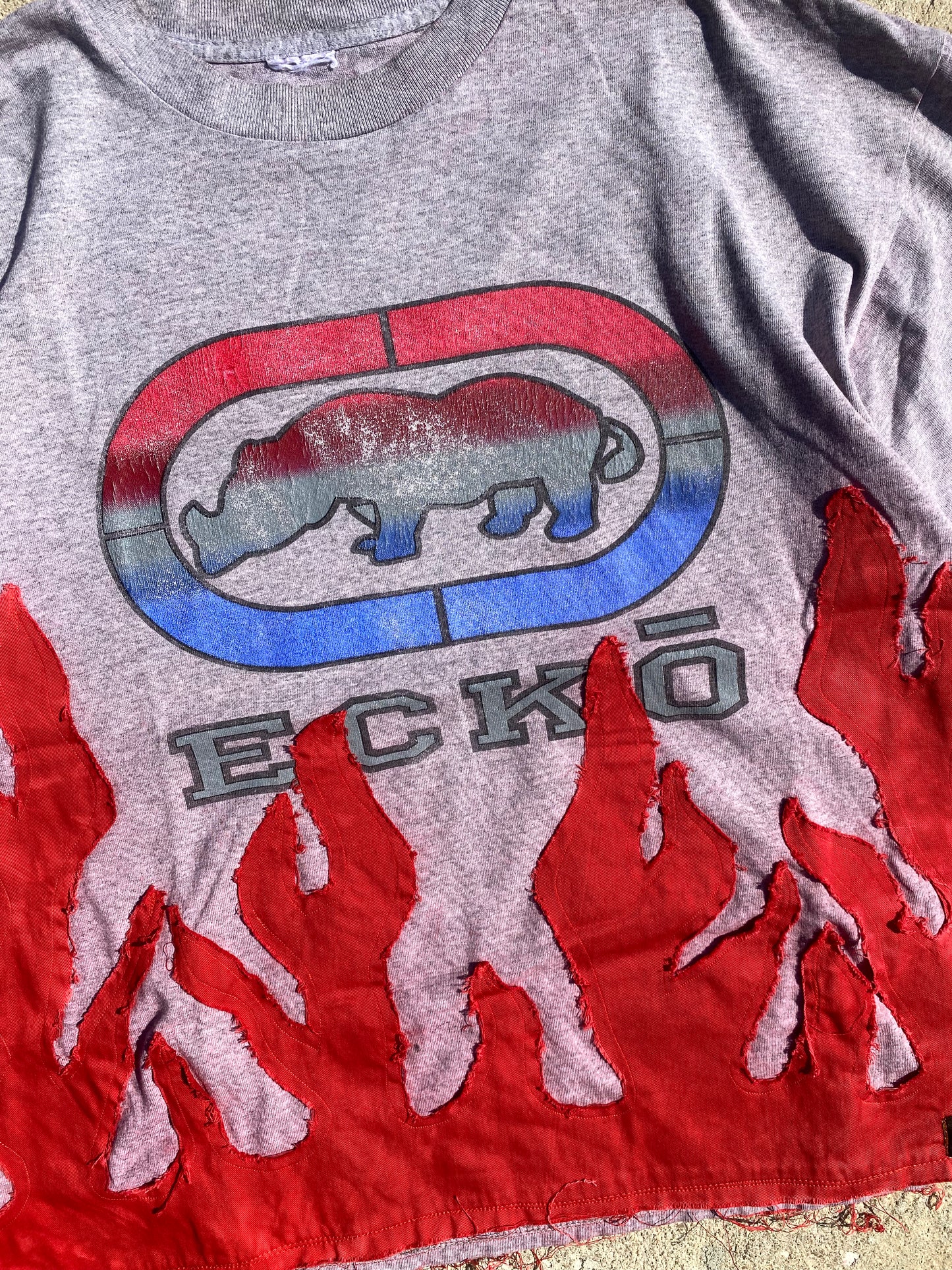 Y2k ecko flame tee