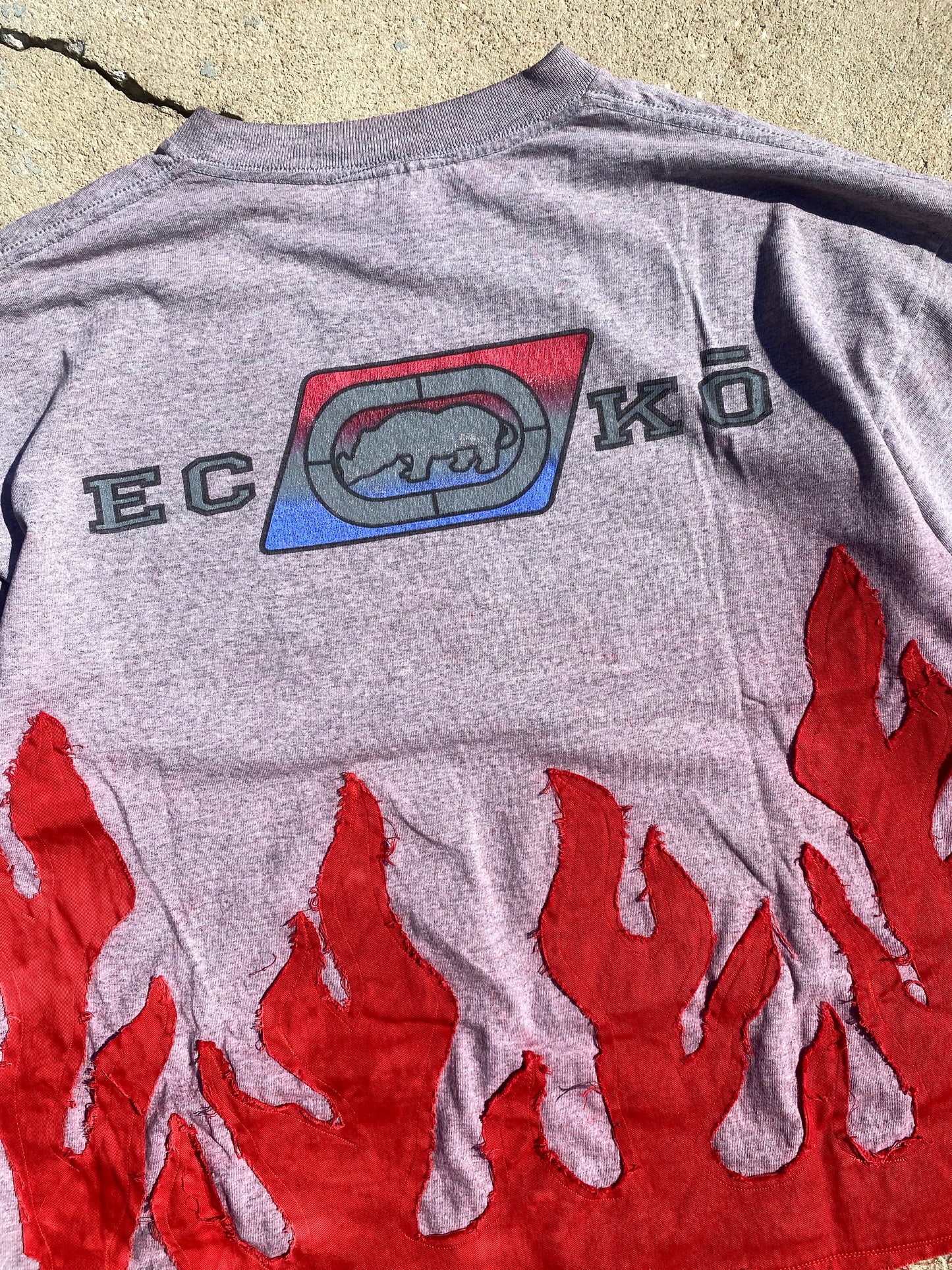 Y2k ecko flame tee