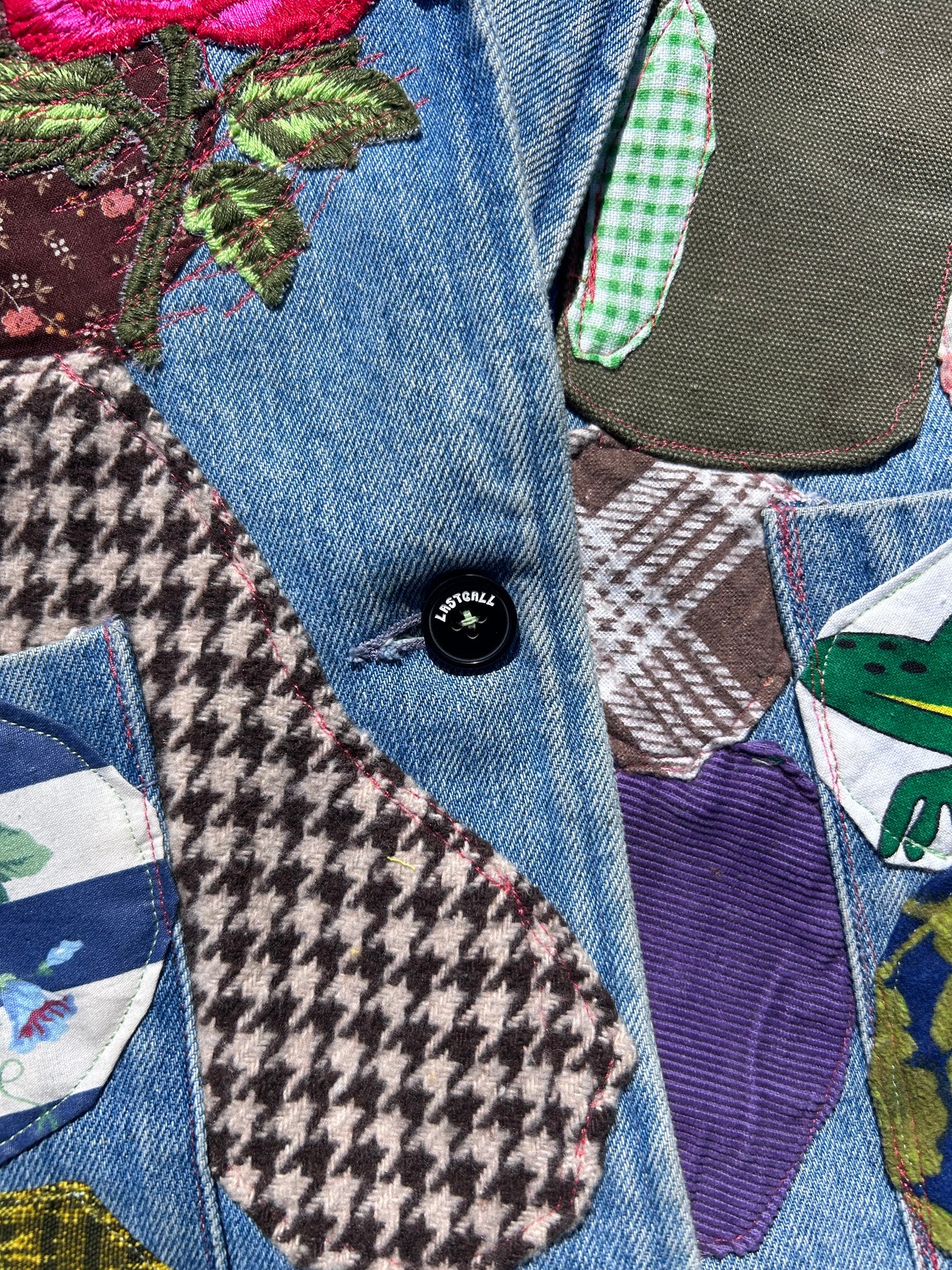 Sagrado corazón denim blazer