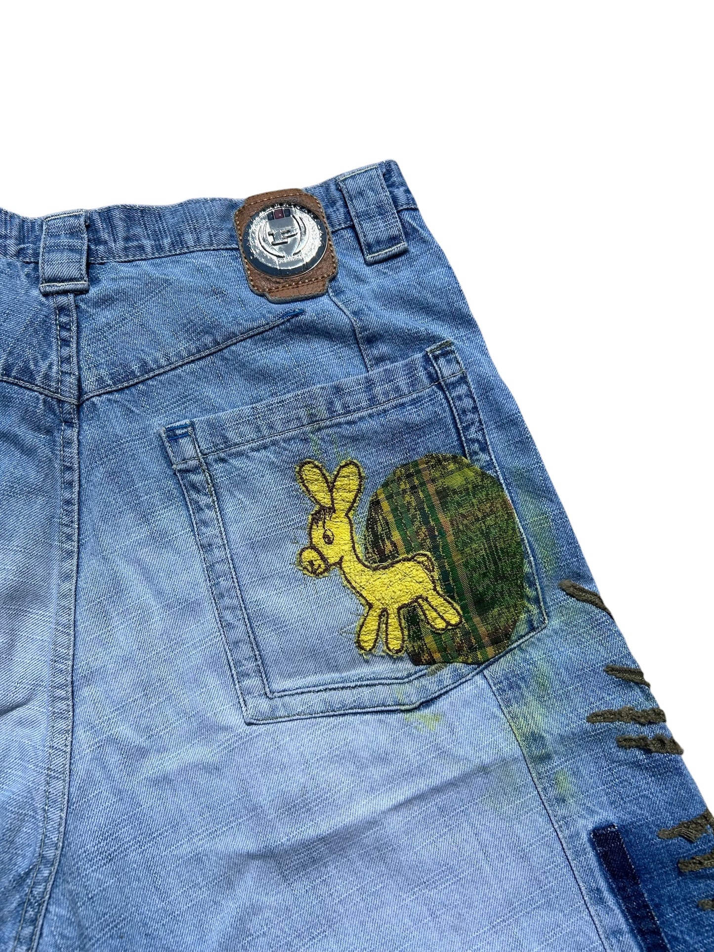 Phat farms flare jorts
