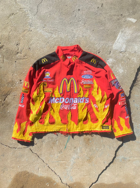 nascar racing flame jacket