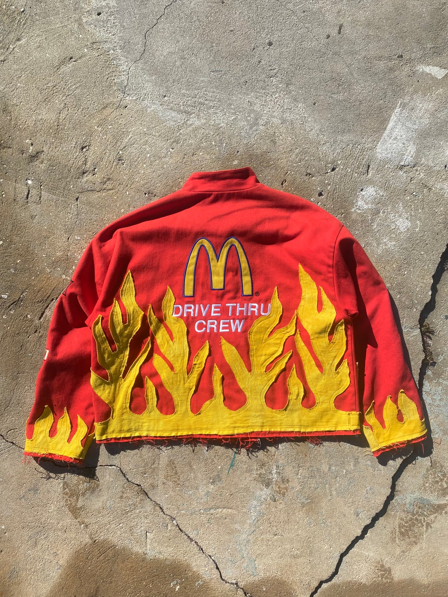 nascar racing flame jacket