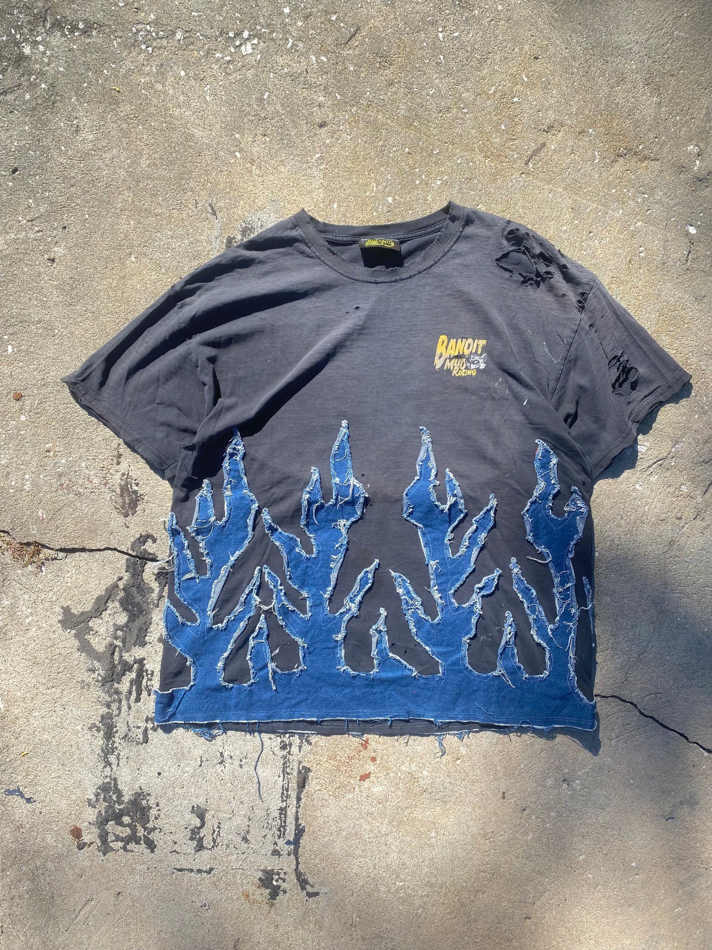 nascar flame tee 7