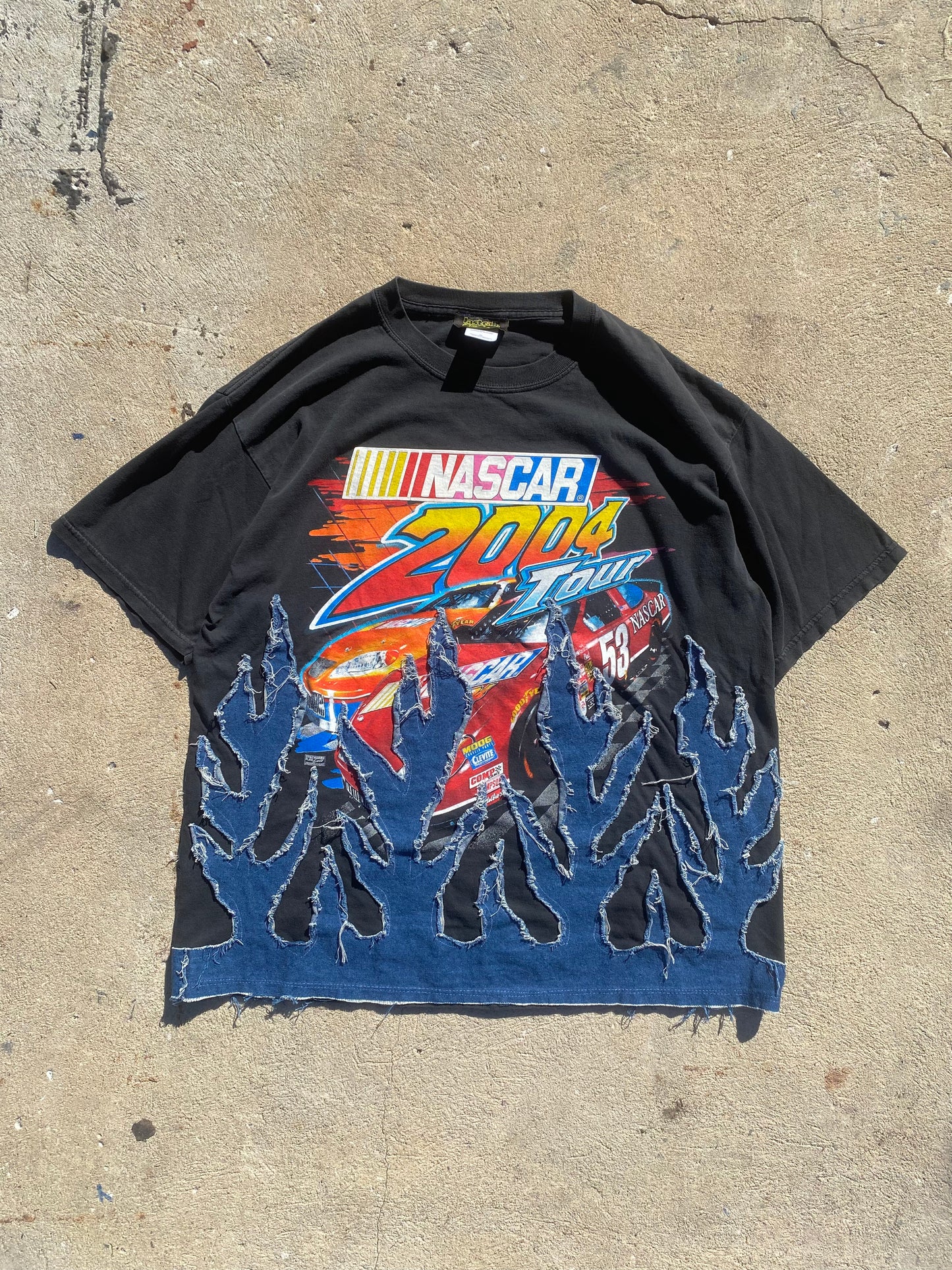 nascar flame tee 6