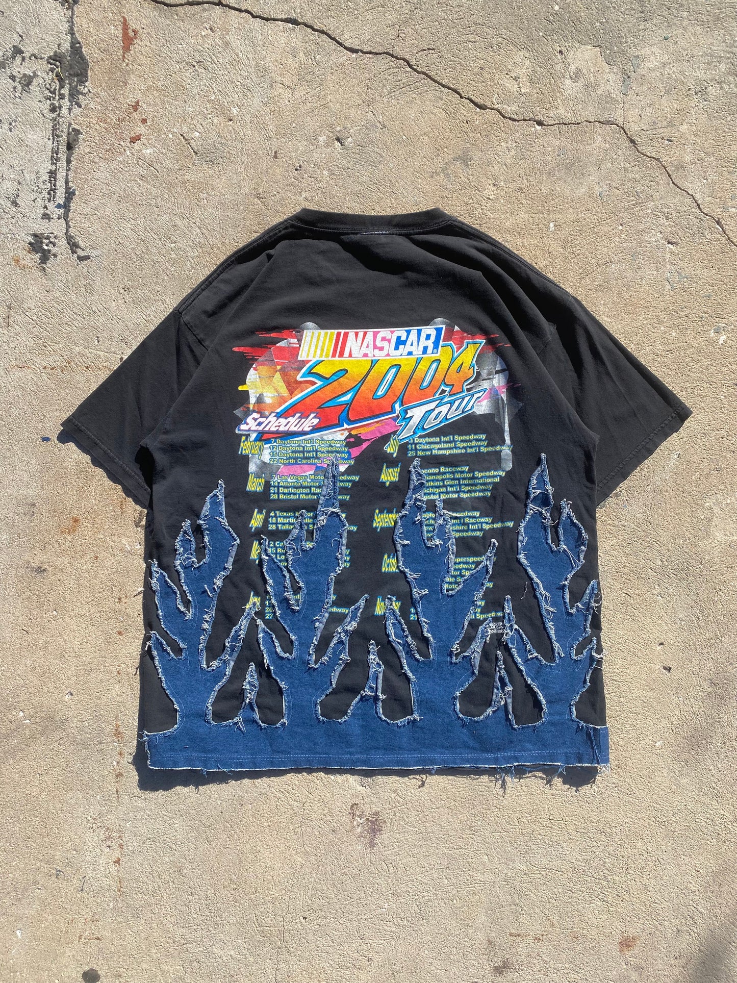 nascar flame tee 6