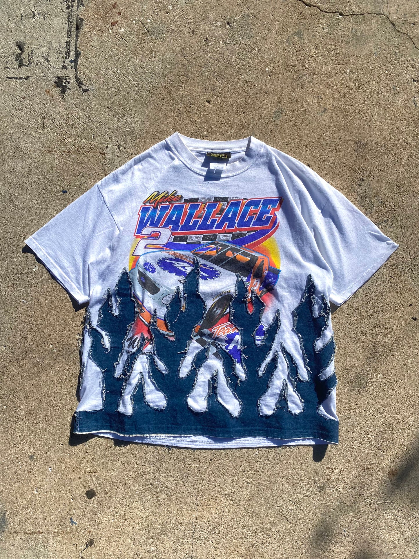 nascar flame tee 4