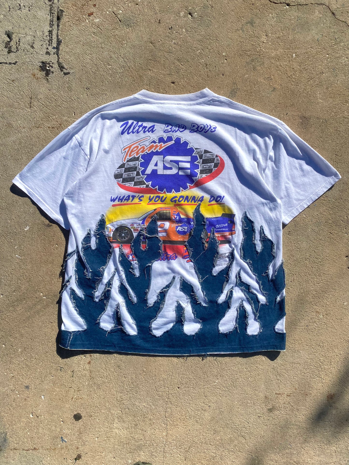 nascar flame tee 4