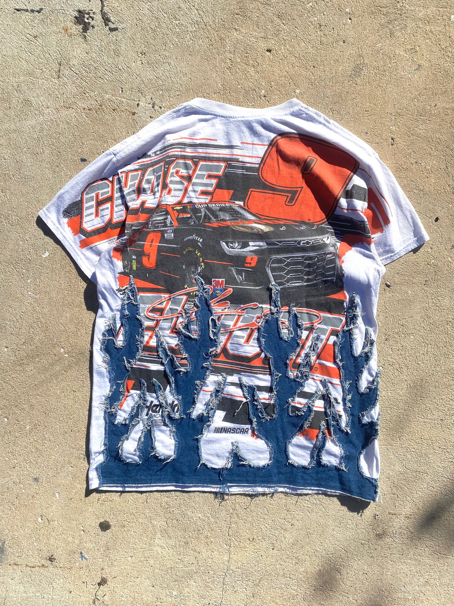 nascar flame tee 3