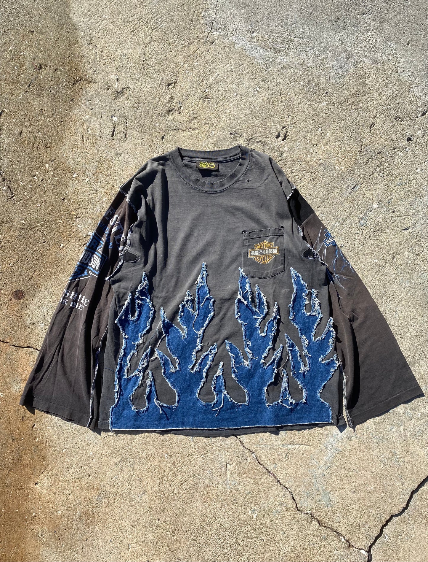 Harley flame tee 15