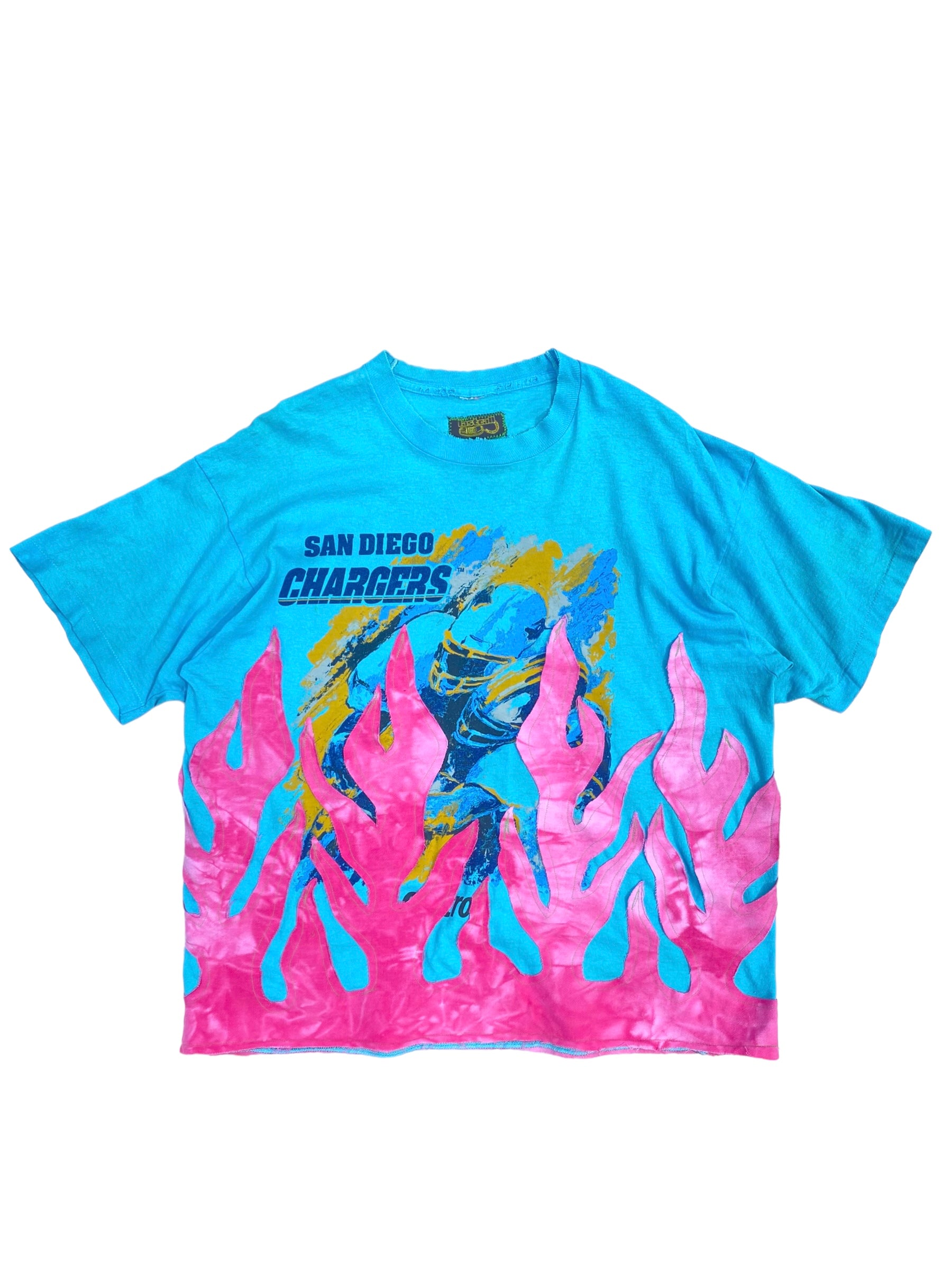 San Diego chargers flame shirt – fucklastcall