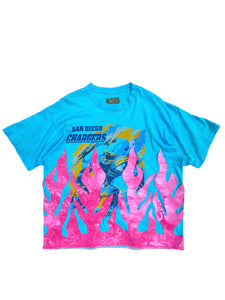 San Diego chargers flame shirt