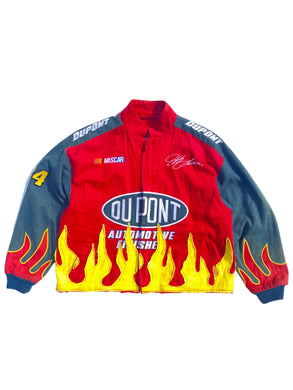 nascar dupont short flame jacket