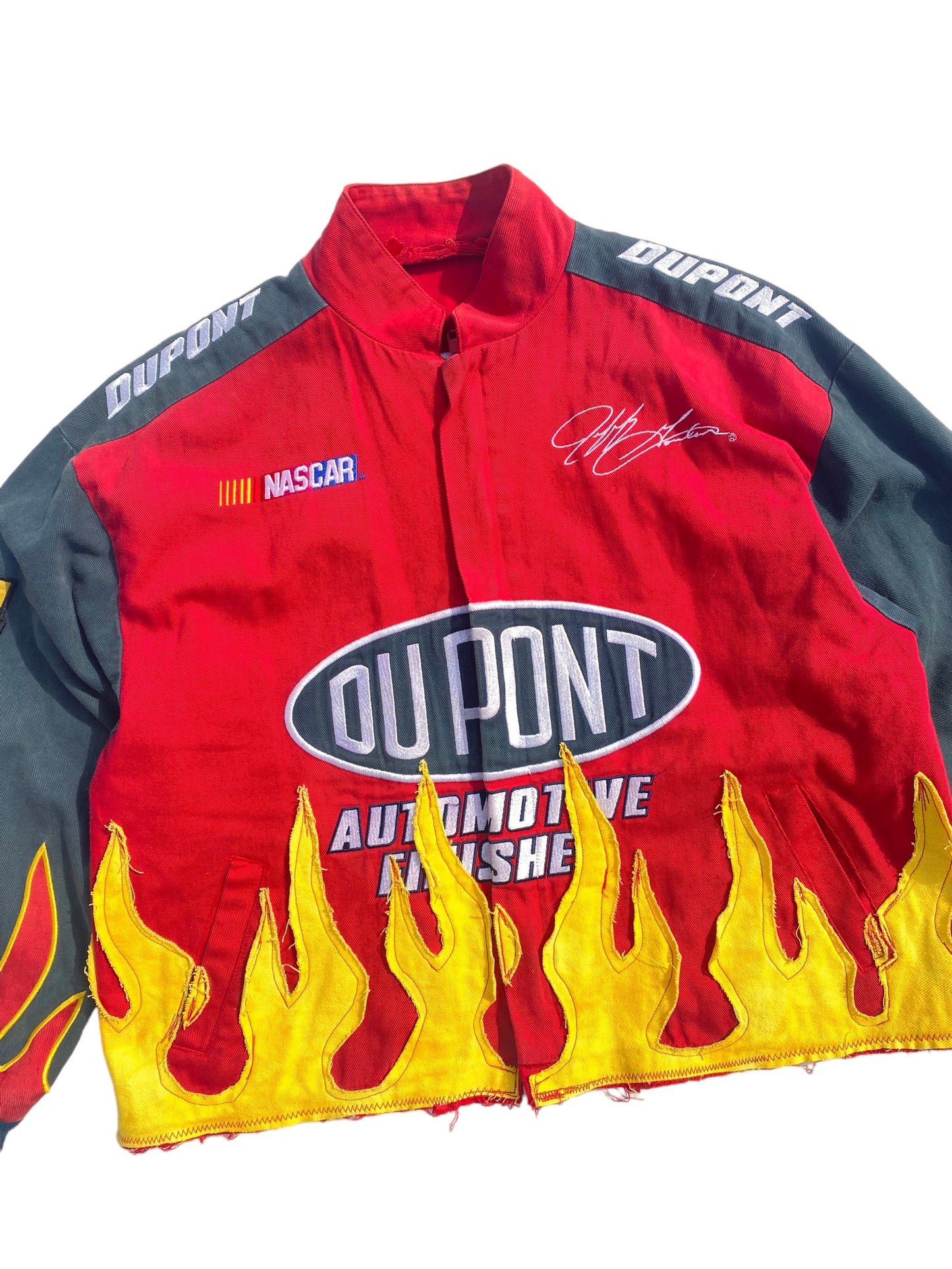 nascar dupont short flame jacket