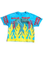 Load image into Gallery viewer, vintage tuba flame tee