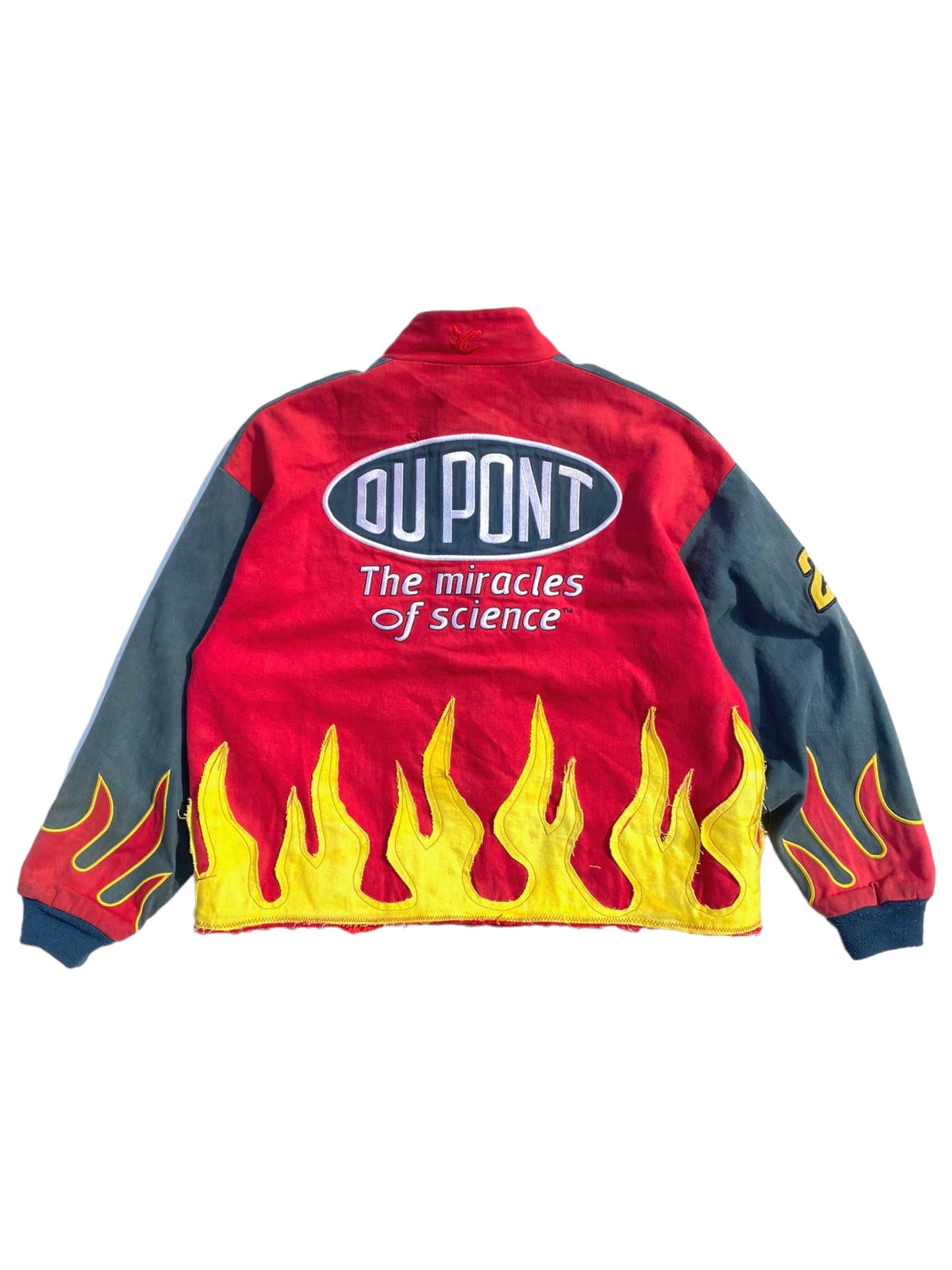 nascar dupont short flame jacket