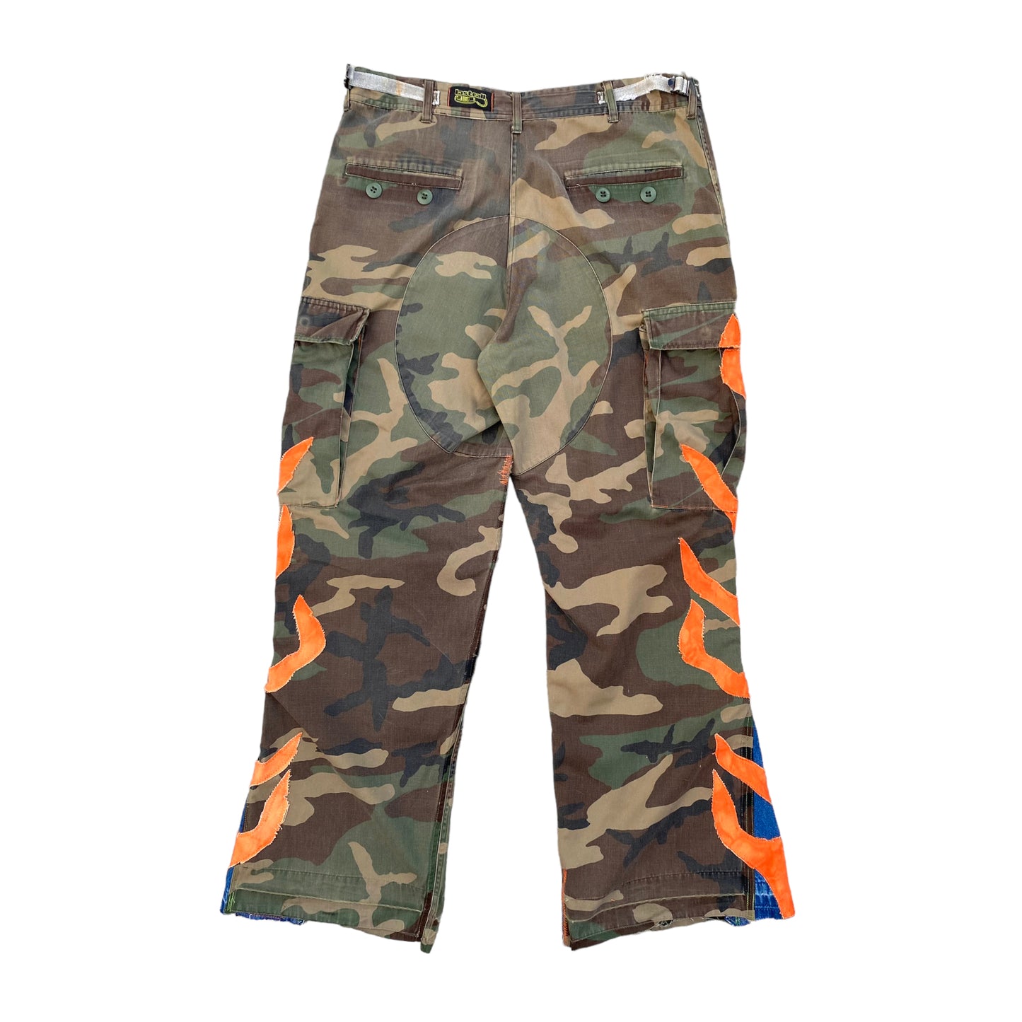 camo flame pants